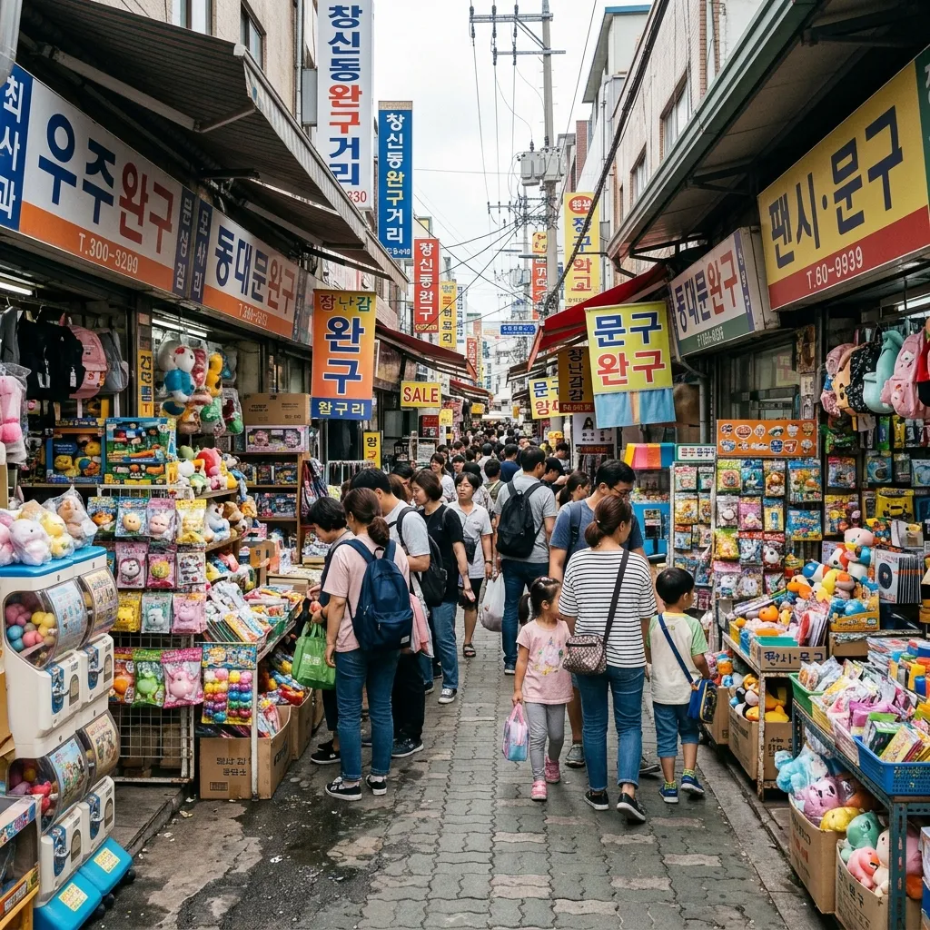 동대문 문구완구거리: 말랑이·피젯 토이 완구 도매시장 이용 정보